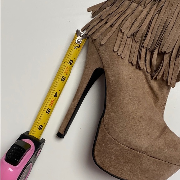Fringe Ankle Boots - Picture 4 of 7